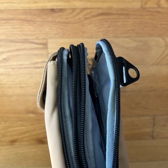 IHKWIP The Everyday Essentials Crossbody Bag Gray Water Resistant NIB